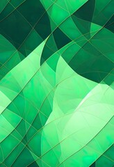 Poster - Abstract halftone dots background with green and black defocused revolving motion blur swirl pattern. 3D illustration backdrop template with copy space for blockchain technology product showcase.