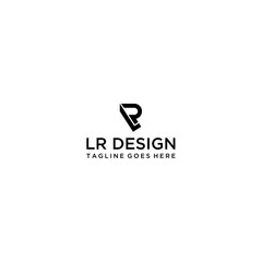 Poster - LR, RL letter designs for logo design