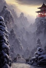 Ancient Chinese Fantasy Temple