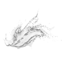 Wall Mural - water splash isolated on white