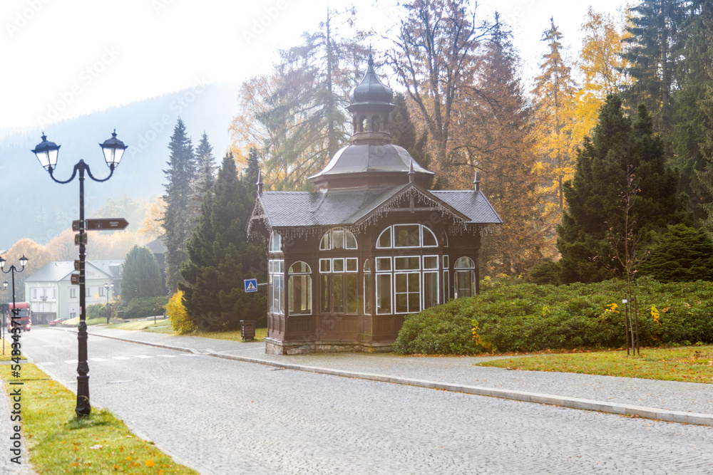  sanatorium, spa town Karlova Studanka, Jeseniky mountains, Czech republic