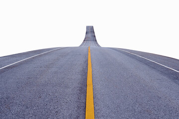 Poster - Asphalt road with lines,horizontal road texture background
