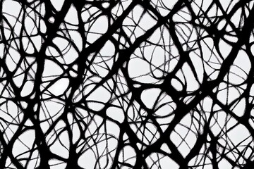 Poster - Crosses 2d illustrated pattern, set of crosses, cross monochrome background.