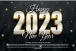 © Mugi_Mulya - Happy new year editable text effect template with 3d style