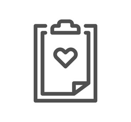 Poster - Document and paper icon outline and linear vector.