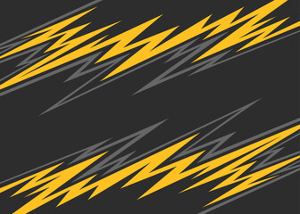 Poster - abstract background with reflective sharp and spikes line pattern