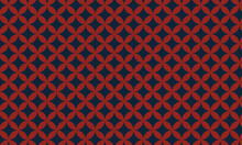 Blue Background With Red Pattern