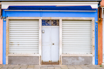 Wall Mural - old store front in italy