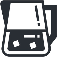 Sticker - Jug Vector Icon