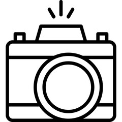 Wall Mural - Photo Camera Icon