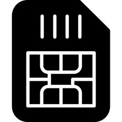 Poster - Sim Card Icon