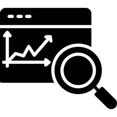 Wall Mural - Stock Data Analytics Icon