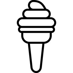 Sticker - Ice Cream Cone Icon