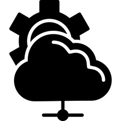 Sticker - Cloud Computing Icon