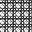seamless black white vector caning weave pattern