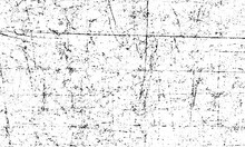 Scratched And Cracked Grunge Urban Background Texture Vector. Dust Overlay Distress Grainy Grungy Effect. Distressed Backdrop Vector Illustration. Isolated Black On White Background. EPS 10.