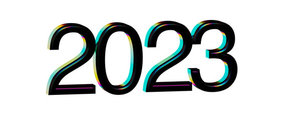 Poster - 2023 New year change, turn.