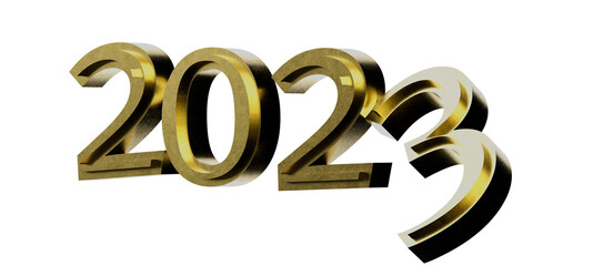 Poster - happy new year 2023 on the background