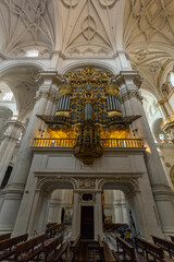 the interior of the granada cathedral in granada