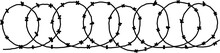 Barbed Wire Isolated Design Element. Symbol Of Restriction, Prison.	