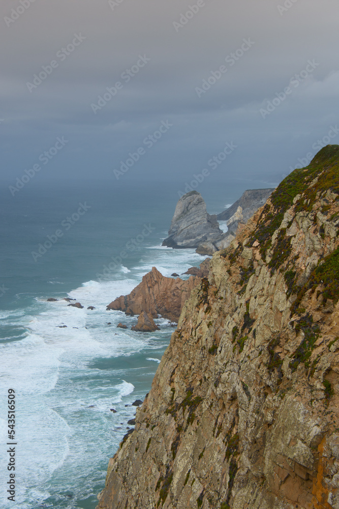 Boia Roca Seen on the site of Boca da Roca in the west of Portugal Stock Photo ...