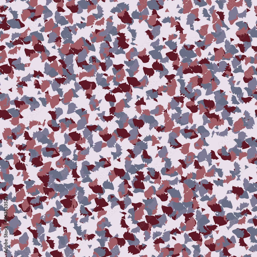 Seamless fractal pattern in vector format for printed fabrics or any ...