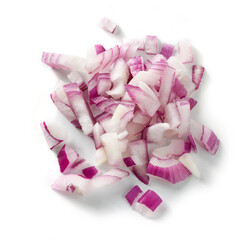 Poster - heap of fresh raw chopped onions