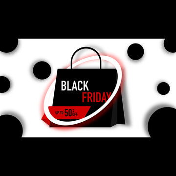 Black Friday Super Sale concept. Black Friday Sale Banner. Minimalist modern design. Vector illustration. Templates for promotional ads, advertising, web, social, horizontal banners, posters, sites.