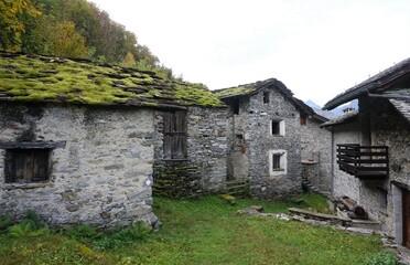 old house. Uschione, Italy