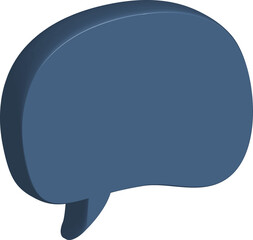 Fototapete - speech bubble 3d