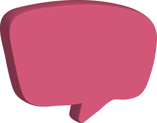 Fototapete - 3D speech bubble 