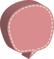 Fototapete - 3D speech bubble 