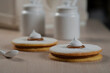 © vigenmnoyan - close up of fresh cookies with Bizet on table