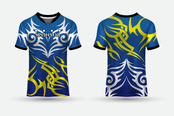 New design of Tshirt sports abstract jersey suitable for racing, soccer, gaming, motocross, gaming, cycling.