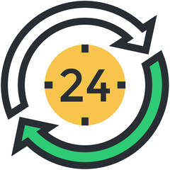 Sticker - 24 Hours Services  