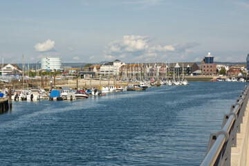 River Arun at Littlehampton, Sussex, England