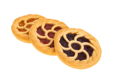 Sticker - cookies with jam isolated