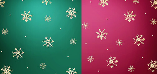 Christmas snowflake pattern - overhead view flat lay
