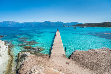  Corsica is an island paradise wiht a transparent turquoise sea