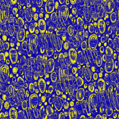 Poster - Creative seamless pattern with beautiful bright abstract elements. Colorful texture for any kind of a design. Graphic abstract background. Contemporary art. Trendy modern style. Oil paint effect.	