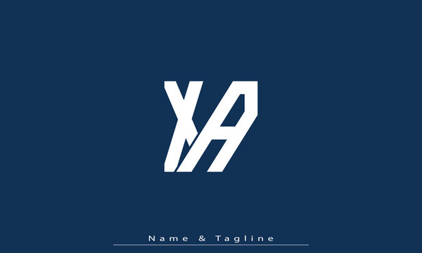 Alphabet letters Initials Monogram logo XA , AX