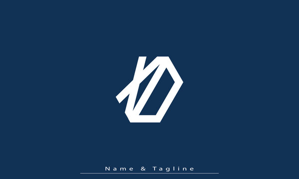 Alphabet letters Initials Monogram logo XD , DX