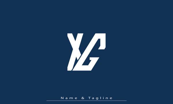 Alphabet letters Initials Monogram logo XG , GX