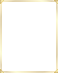 Wall Mural - Vector of Christmas Simple Gold border	