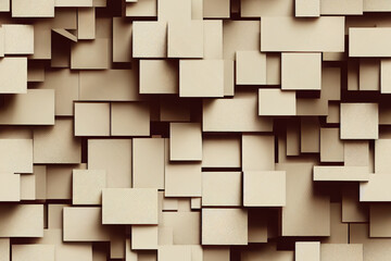 Wall Mural - Abstract Cube Pattern