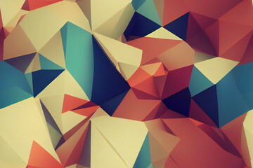 Wall Mural - Abstract Cube Pattern