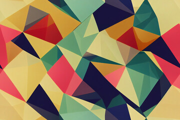 Wall Mural - Abstract Cube Pattern
