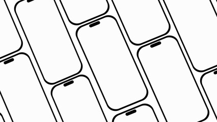 Wall Mural - mockup smart phone vector illustration