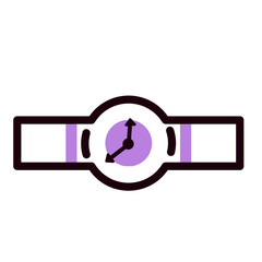 vector icon illustration of hand clock icon