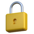 © nawaitgraph - padlock interface isolated 3d icon illustration